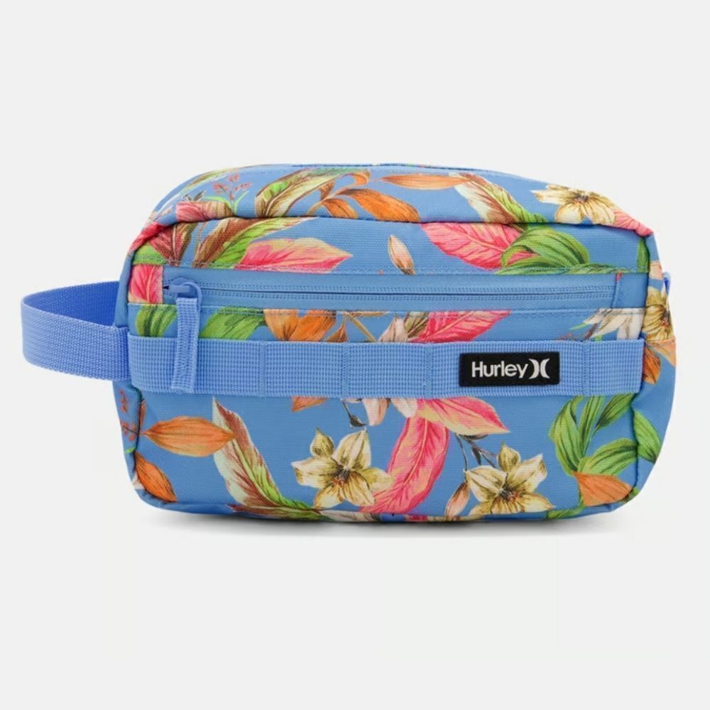 Floral travel kit toiletry kit bag Hurley NWT